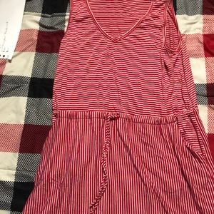 Large striped dress